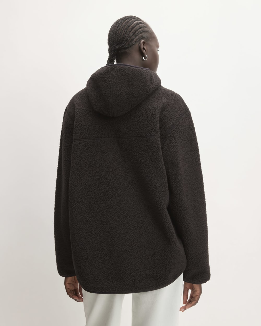 The ReNew Fleece Full-Zip Hoodie | Black – Everlane