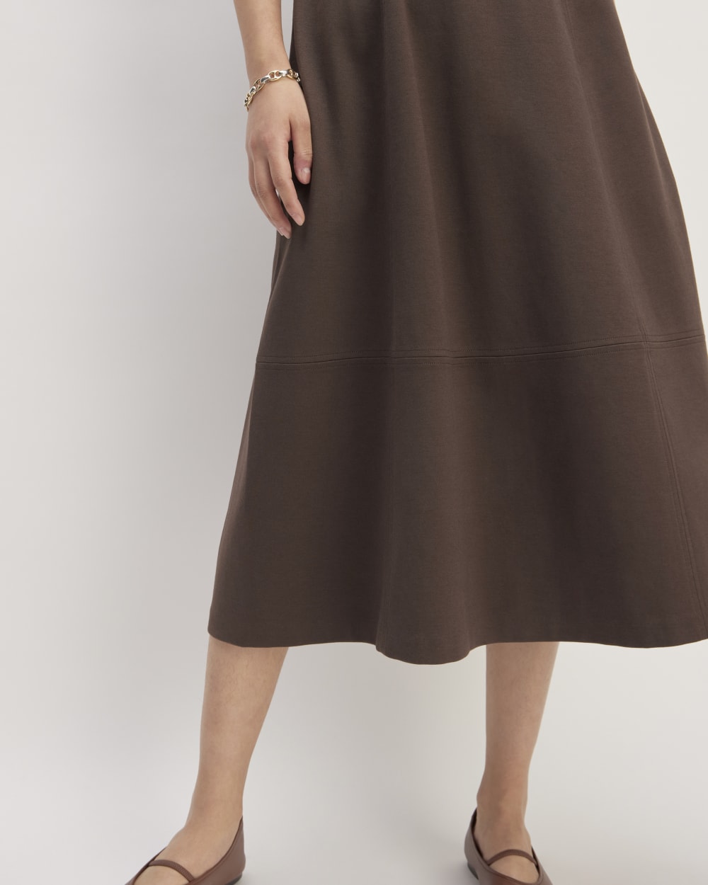 everlane brown dress The Dream '90s Shift Dress