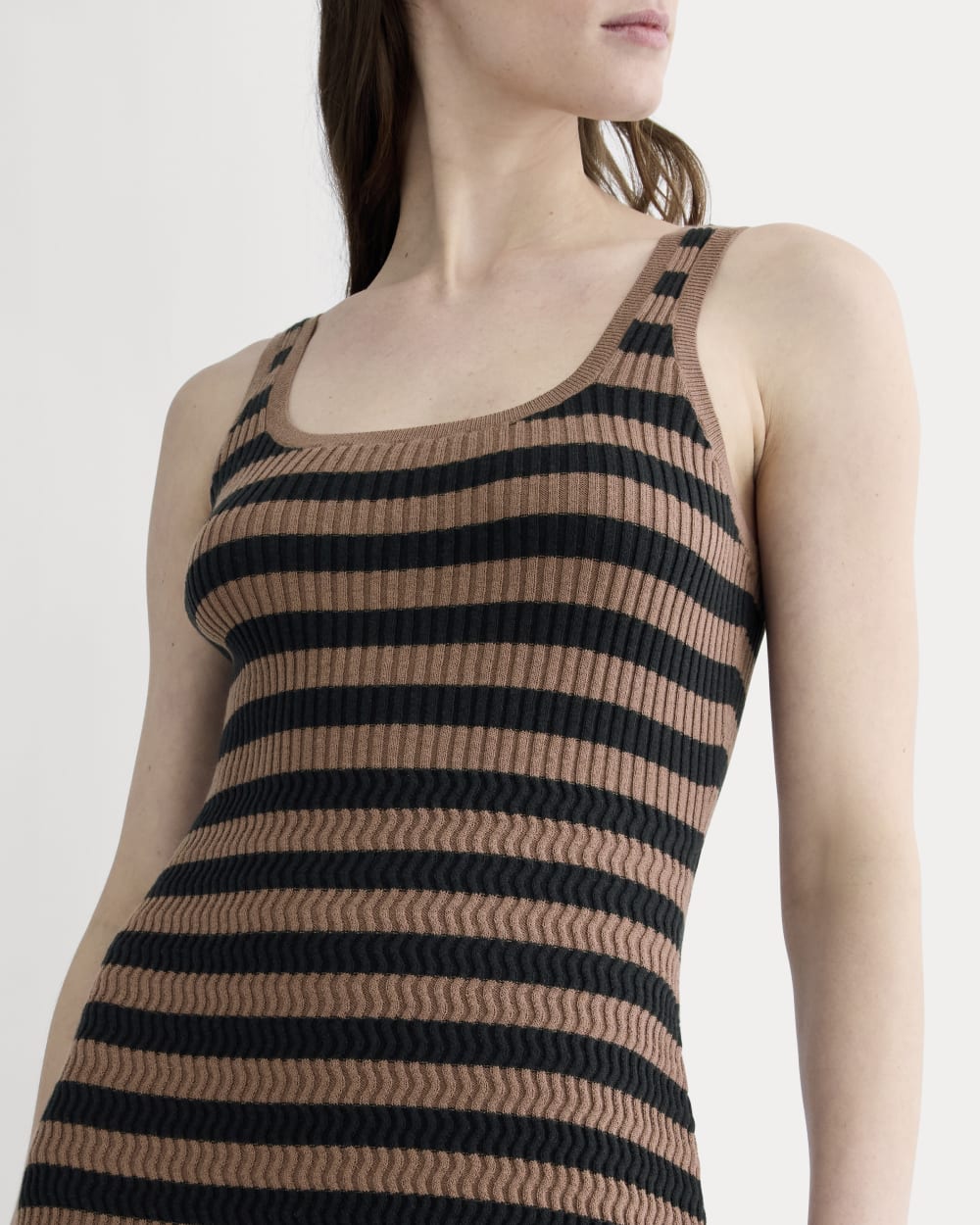everlane crochet dress The Crochet Knit Tank Dress