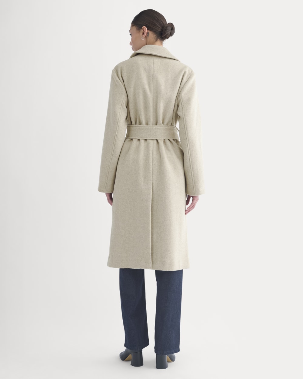 ReWool Belted Blanket Coat | Heather Wheat – Everlane