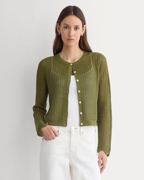 Lace-Knit Cardigan | Mayfly – Everlane