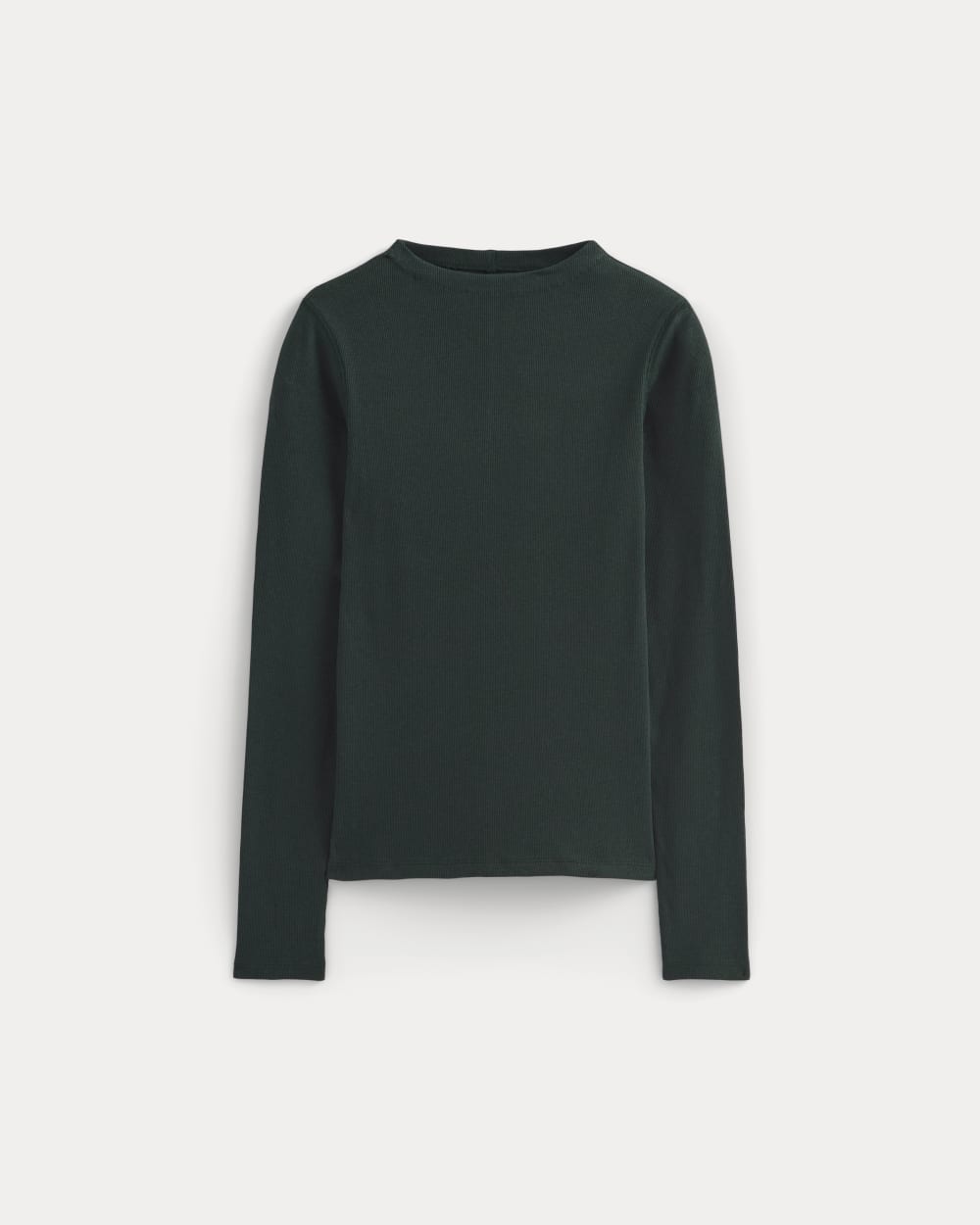 womens-luxe-rib-funnel-neck-tee-heathered-dark-sea | alt
