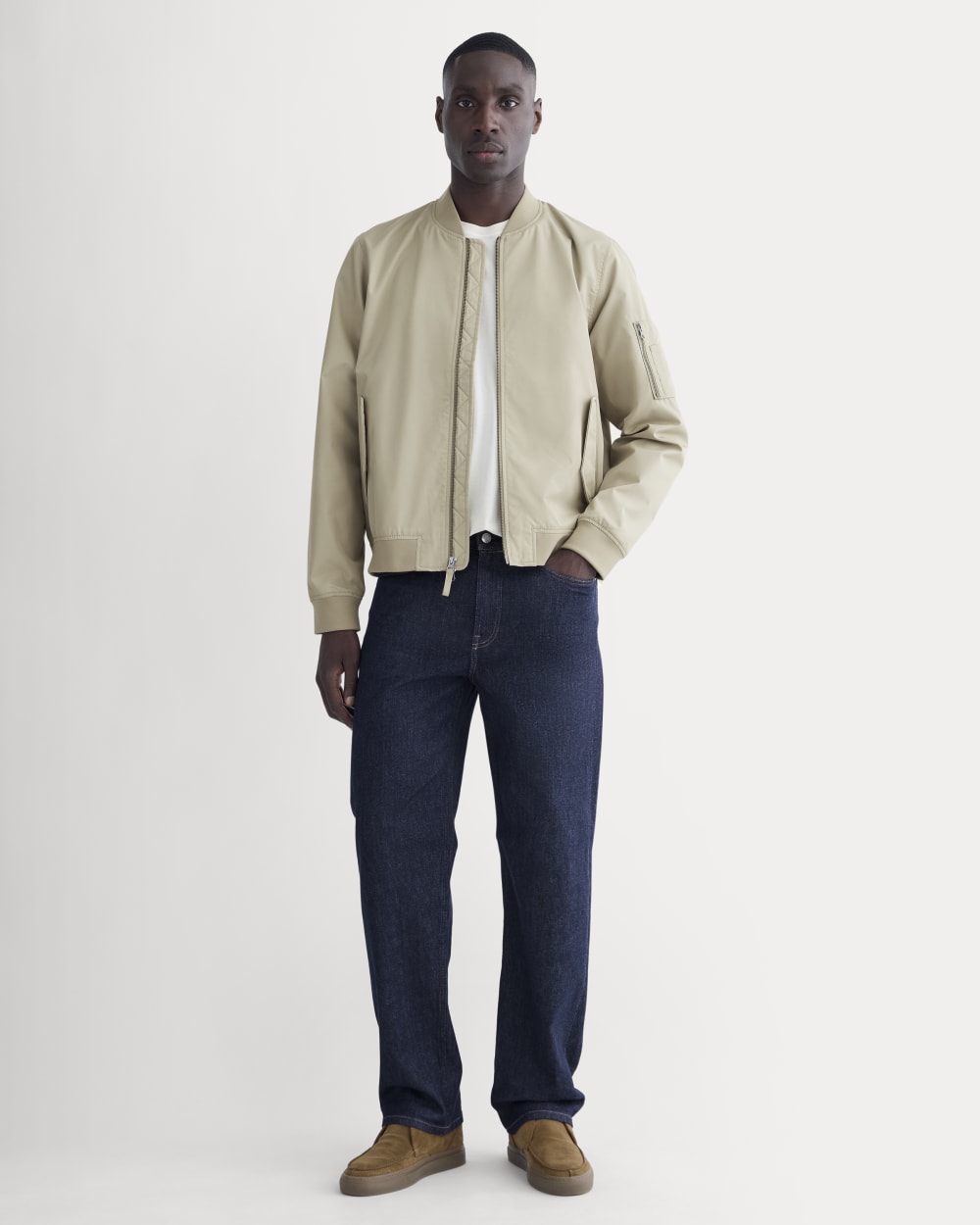 mens-uniform-bomber-jacket-trench-coat-khaki