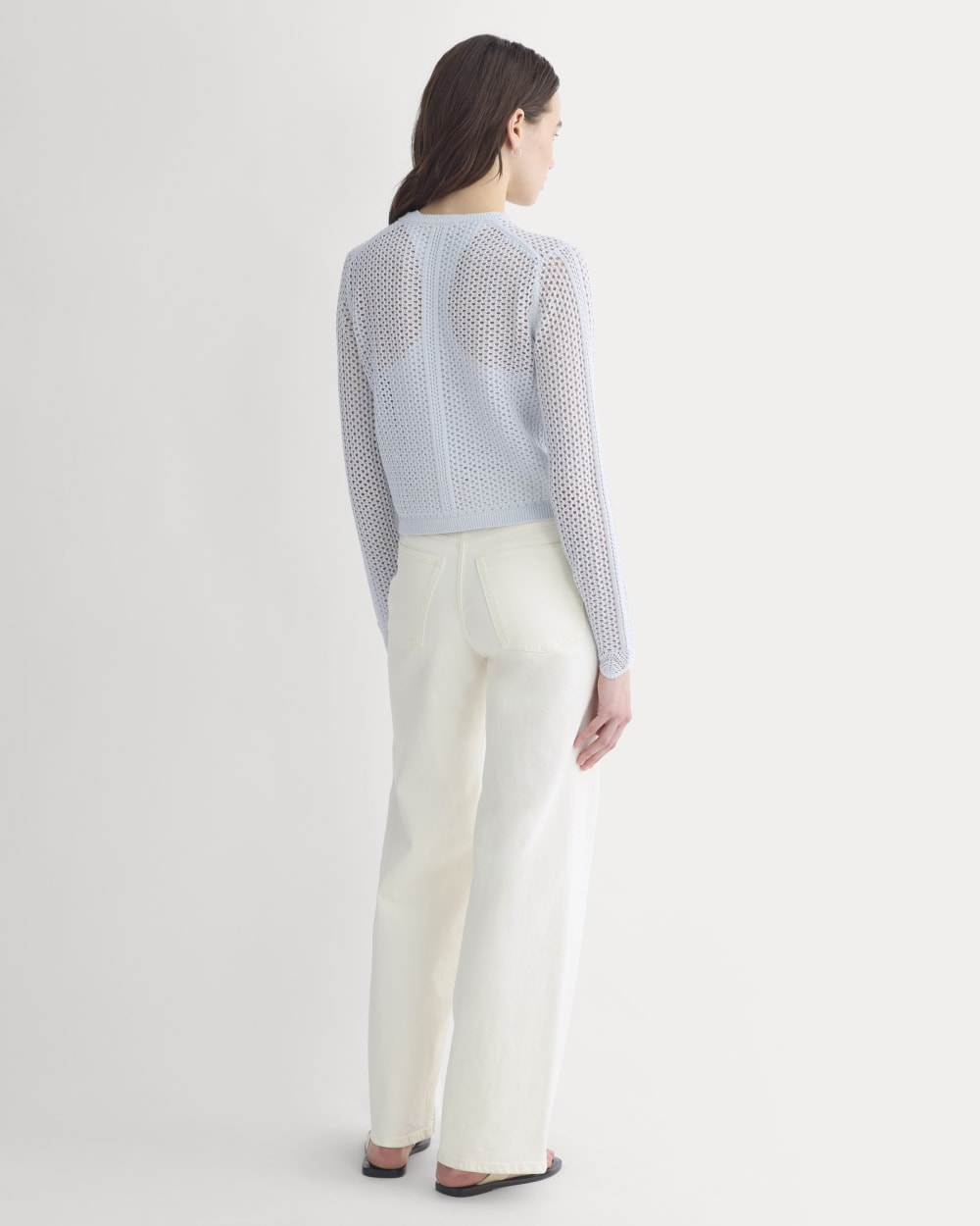 Lace-Knit Cardigan | Skywriting – Everlane