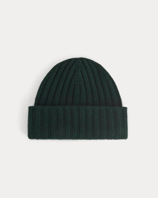 womens-chunky-ribbed-beanie-heather-dark-sea | primary
