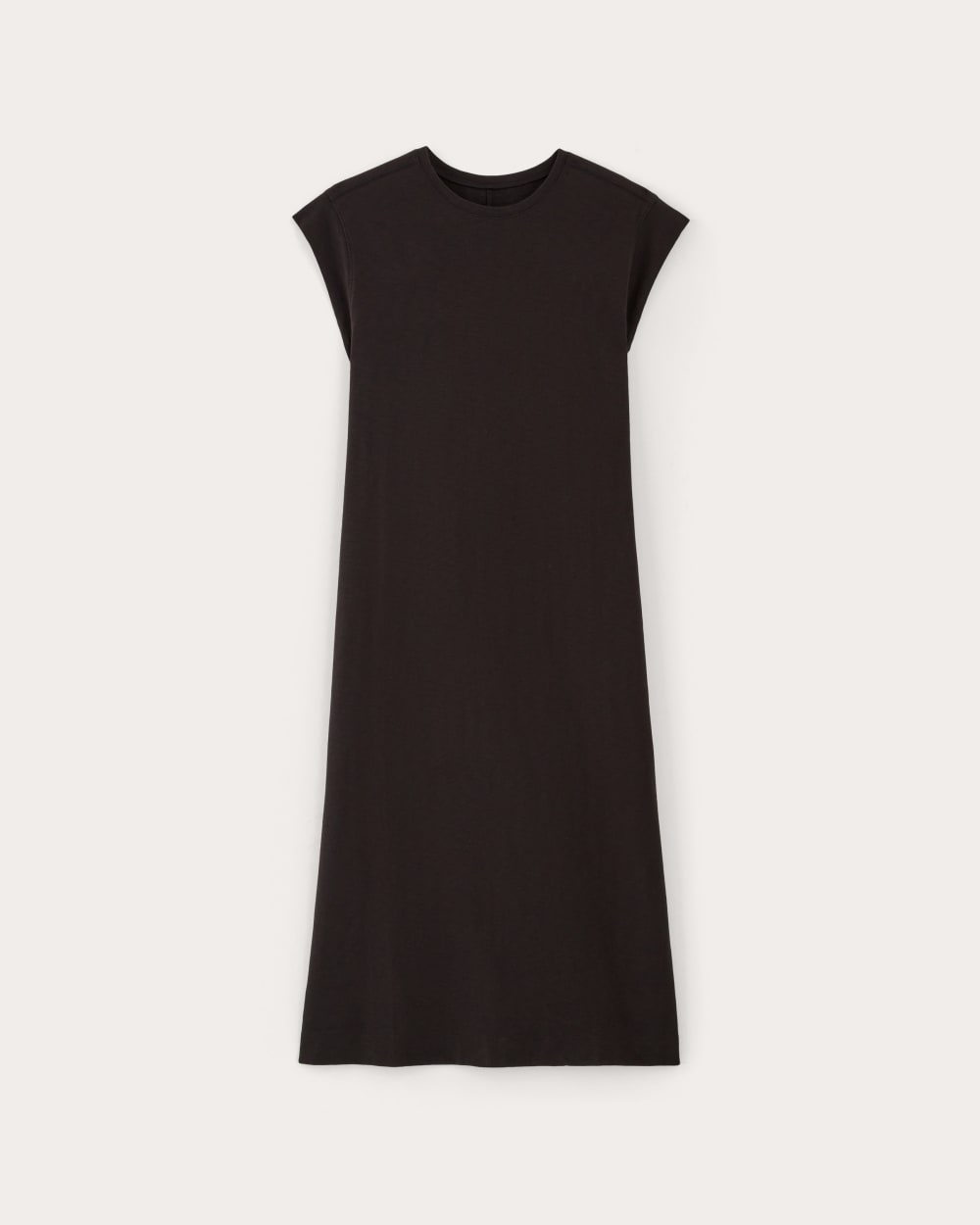 The Muscle Tee Midi Dress | Black Everlane The Muscle Tee Midi Dress | Black Everlane