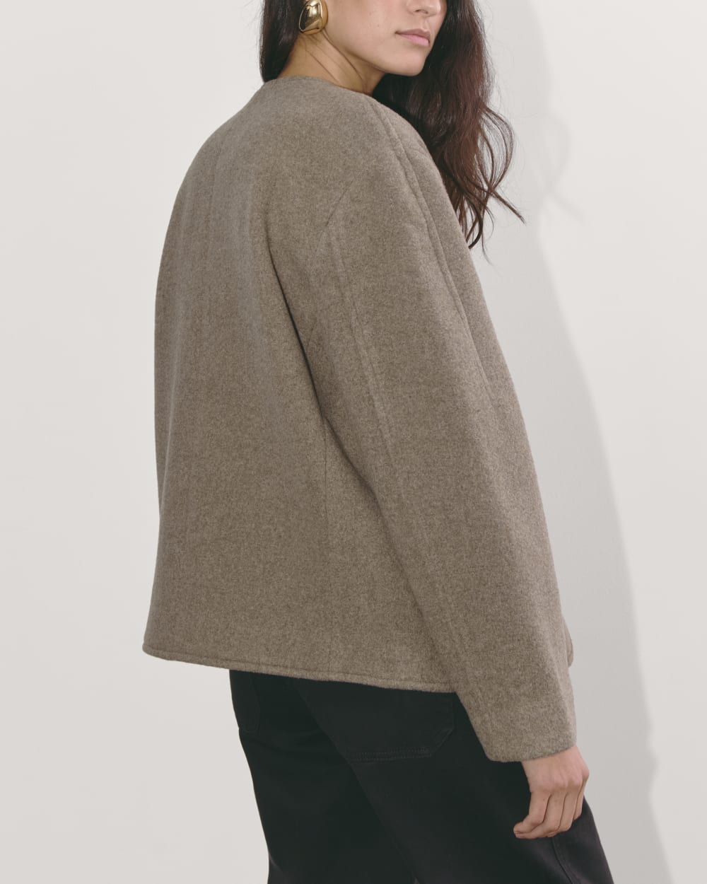 The Cocoon Coat in Wool | Taupe – Everlane