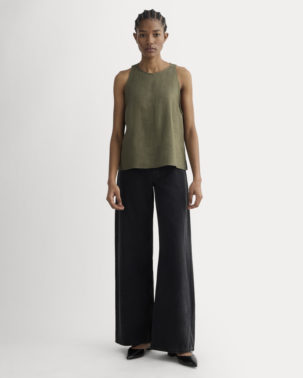 The Linen High-Neck Tank | Kalamata – Everlane