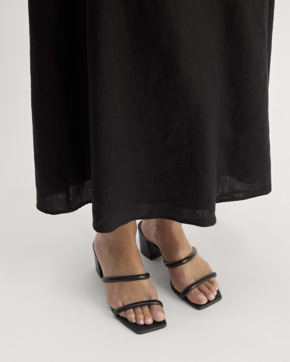 The Linen Halter-Neck Dress | Black Everlane The Linen Halter-Neck Dress | Black Everlane