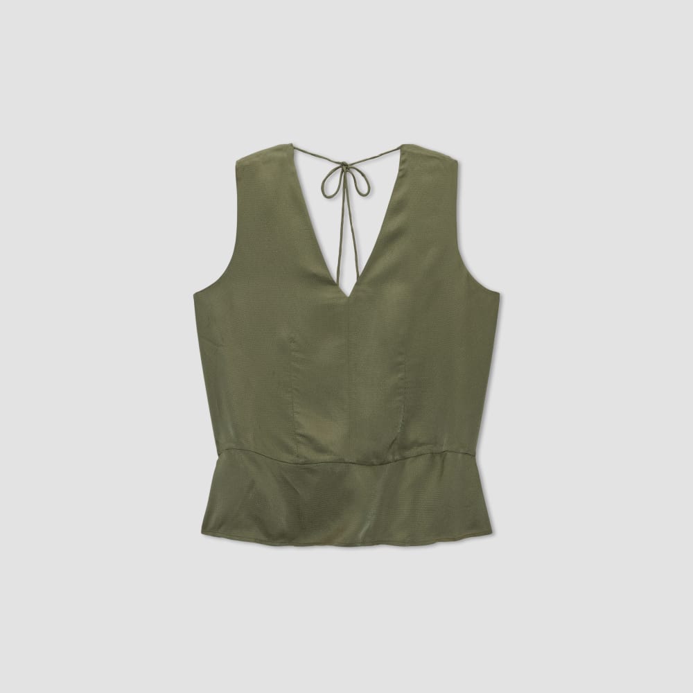 womens-satin-v-neck-top-kalamata | alt