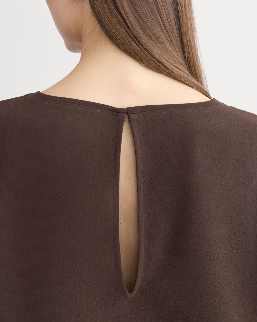 womens-drapey-crepe-top-dark-choccolate