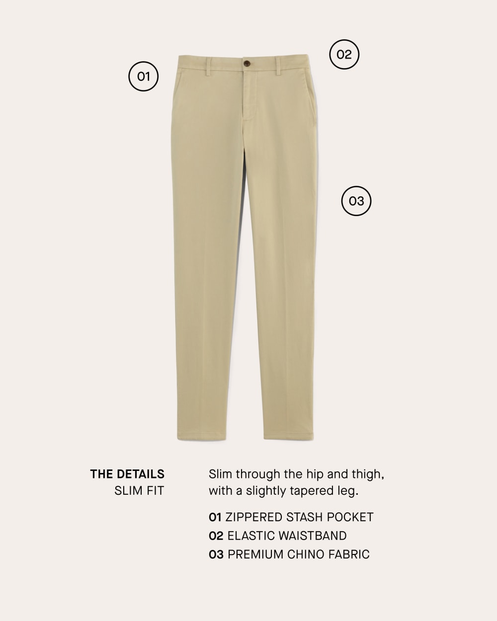 The Transit Chino | Trench Coat Khaki | Slim Everlane The Transit Chino | Trench Coat Khaki | Slim Everlane