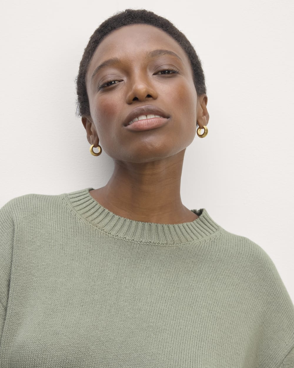 The Boxy Sweater in Everyday Cotton | Sage Green – Everlane