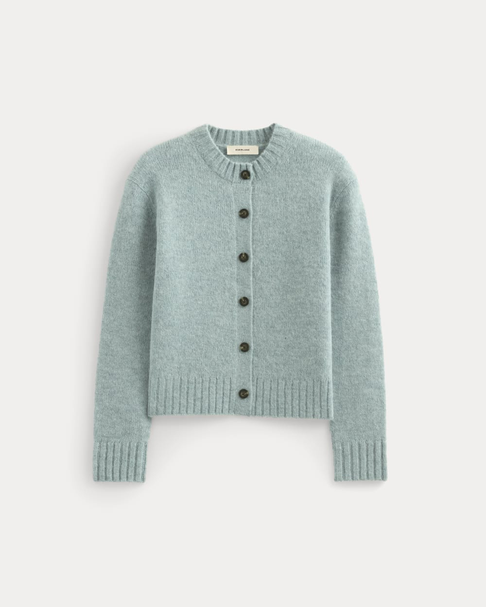 The Crew Cardigan in Alpaca | Heather Gray Mist – Everlane