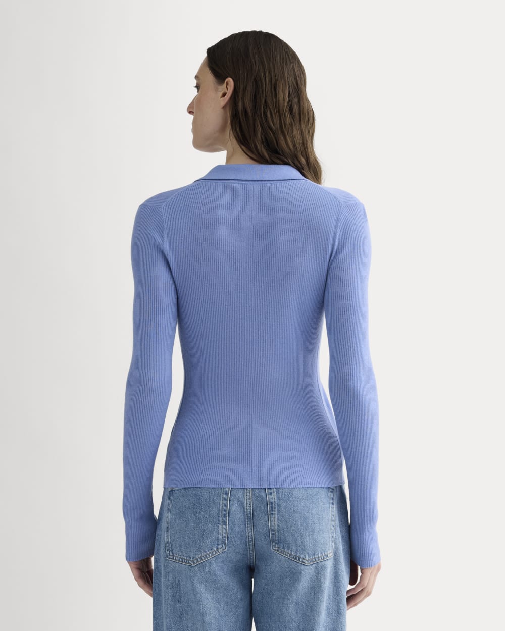 womens-ultrasoft-merino-ribbed-polo-bluebell