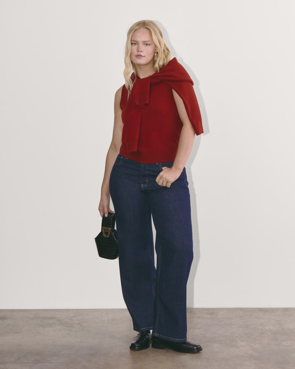 The Classic Tank in Cashmere | Berry Red – Everlane