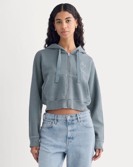everlane-x-laufey-foundation-zip-hoodie-vintage-indigo | primary