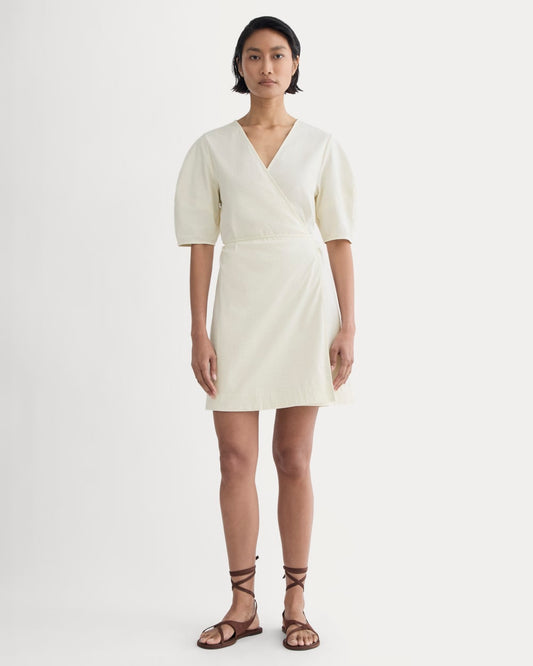 womens-seersucker-mini-wrap-dress-bone | primary