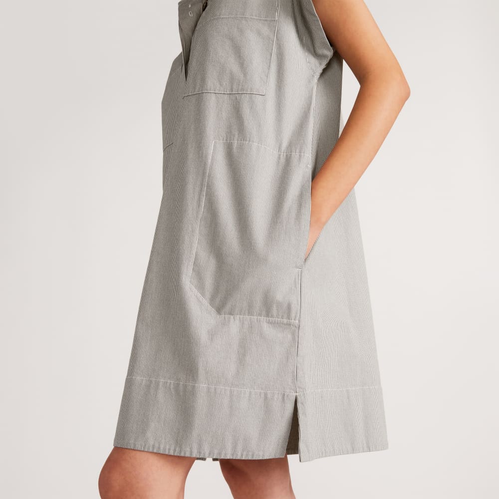 The Easy Workwear Dress | Canvas Tan / Navy Everlane The Easy Workwear Dress | Canvas Tan / Navy Everlane