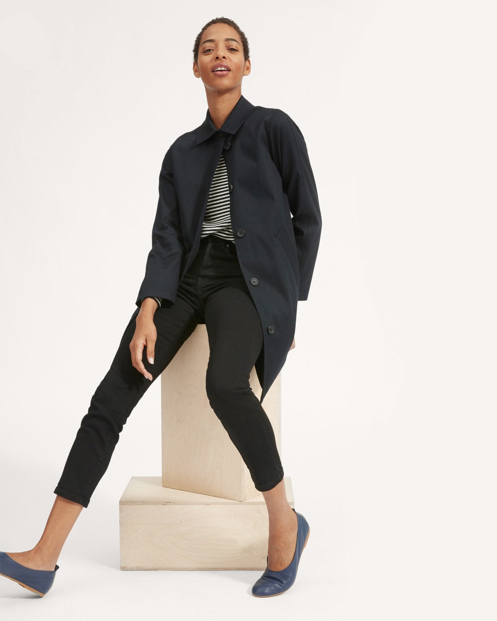 The Day Glove in Narrow Fit | Navy – Everlane