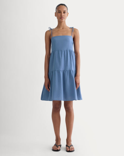 The Gauze Mini Tiered Dress