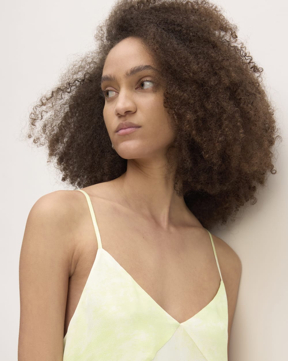 the everlane x marques' almeida satin tie-dye dress Everlane x Marques’ Almeida + Satin Tie-Dye Dress