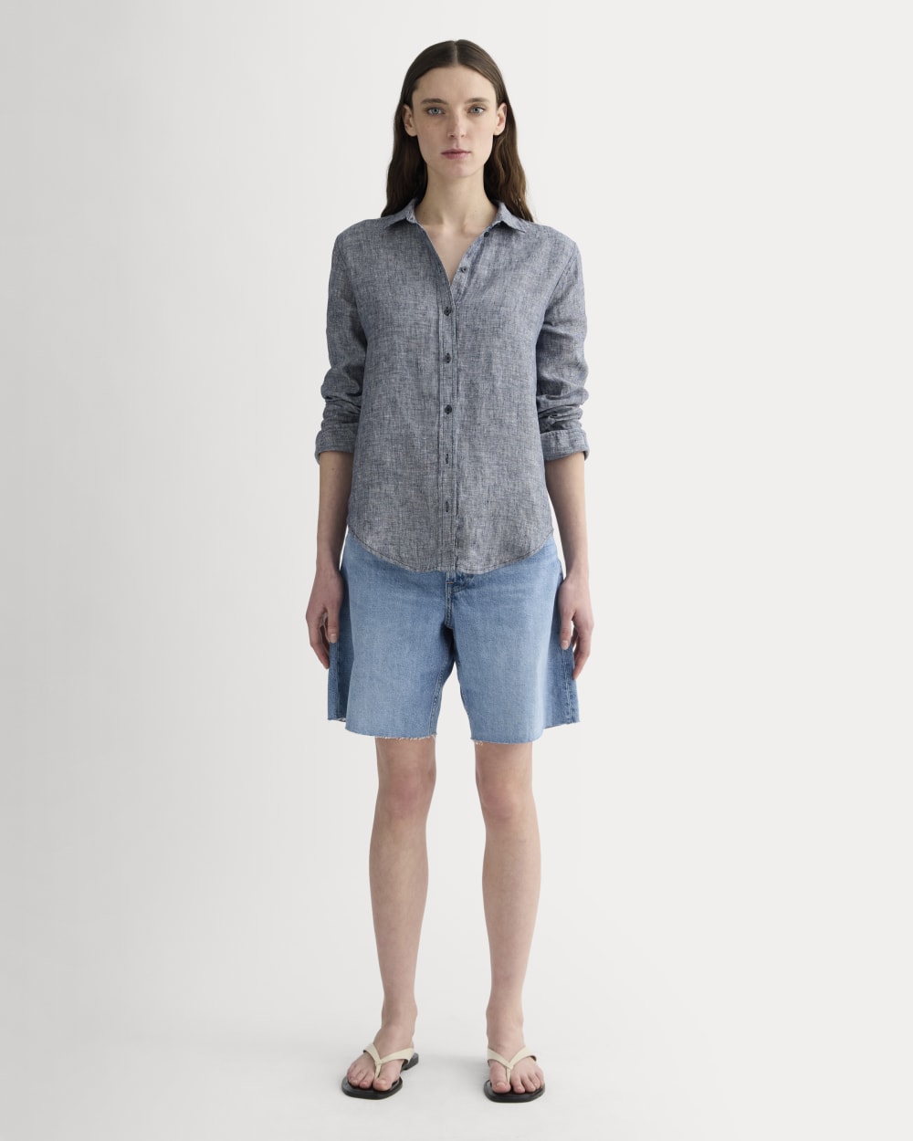 womens-relaxed-linen-shirt-navy-chambray