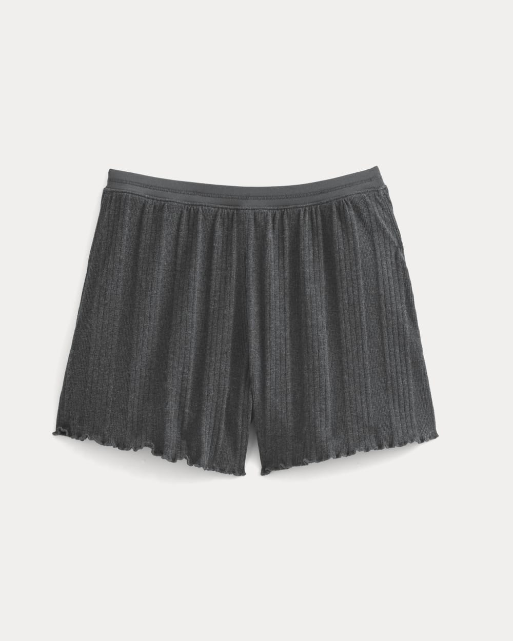 womens-lounge-rib-short-heathered-soot | alt
