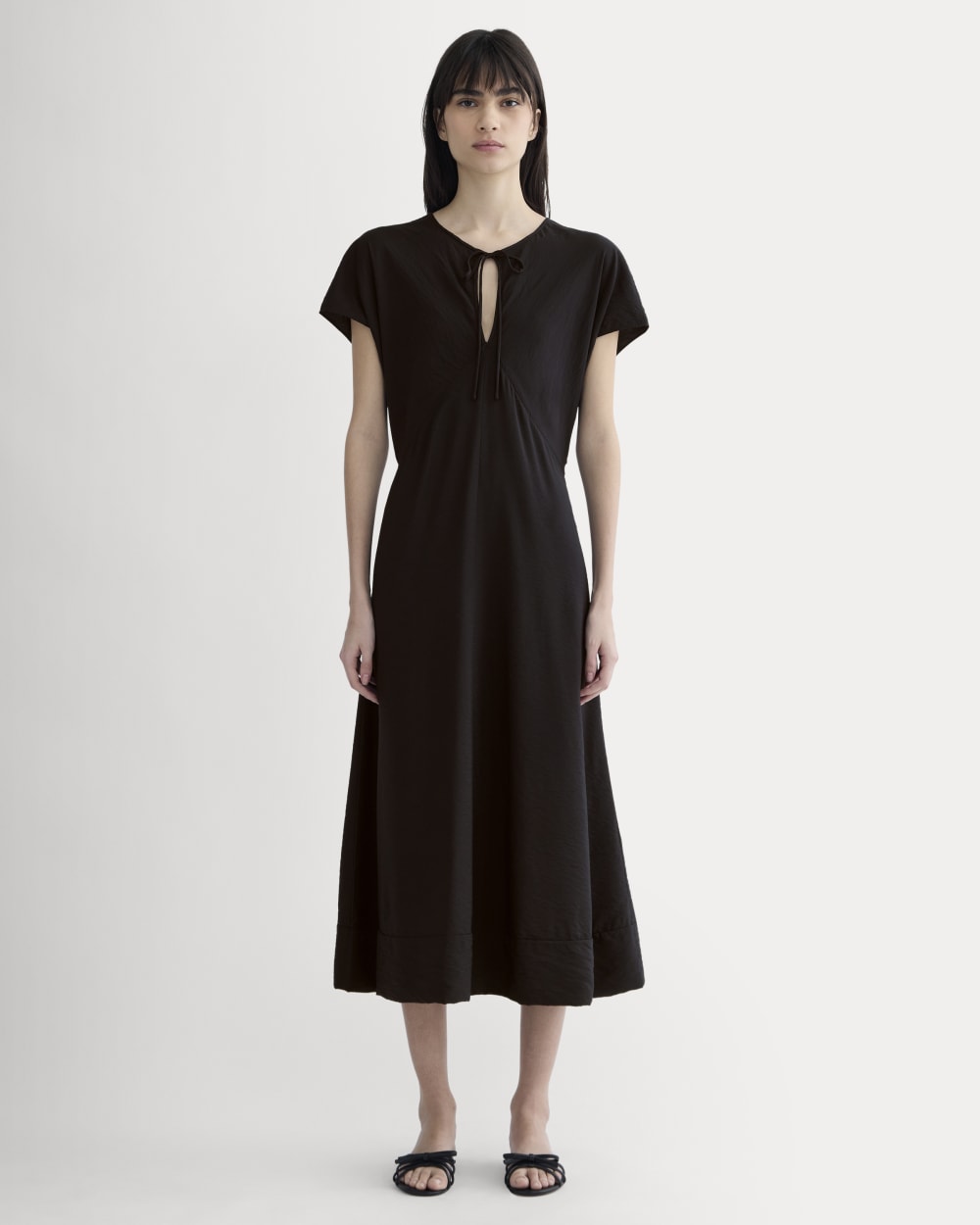 womens-keyhole-dress-black | primary