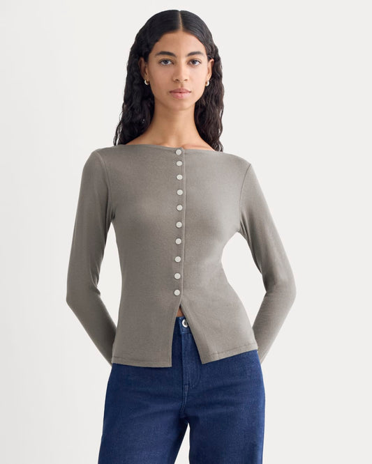 womens-button-up-top-in-butterluxe-taupe | primary