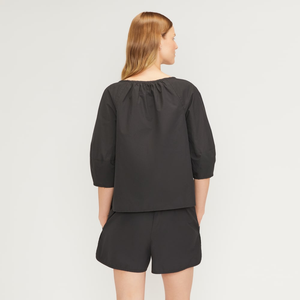 womens-poplin-scoop-neck-top-black