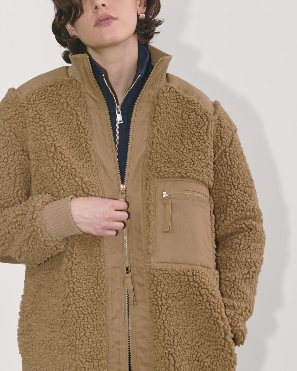 womens-teddy-midi-zip-liner-jacket-toasted-coconut