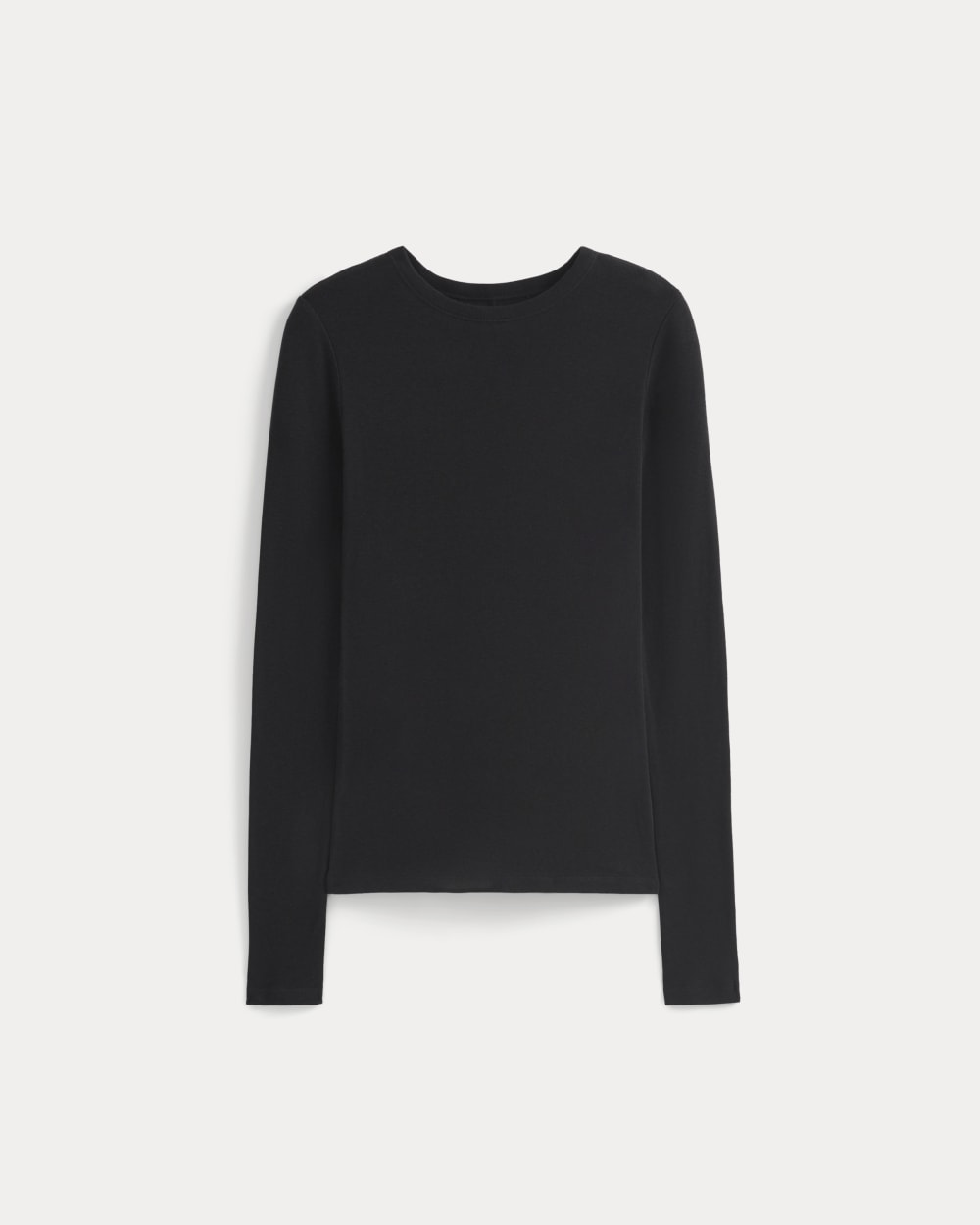 womens-everlight-long-sleeve-crew-black | alt