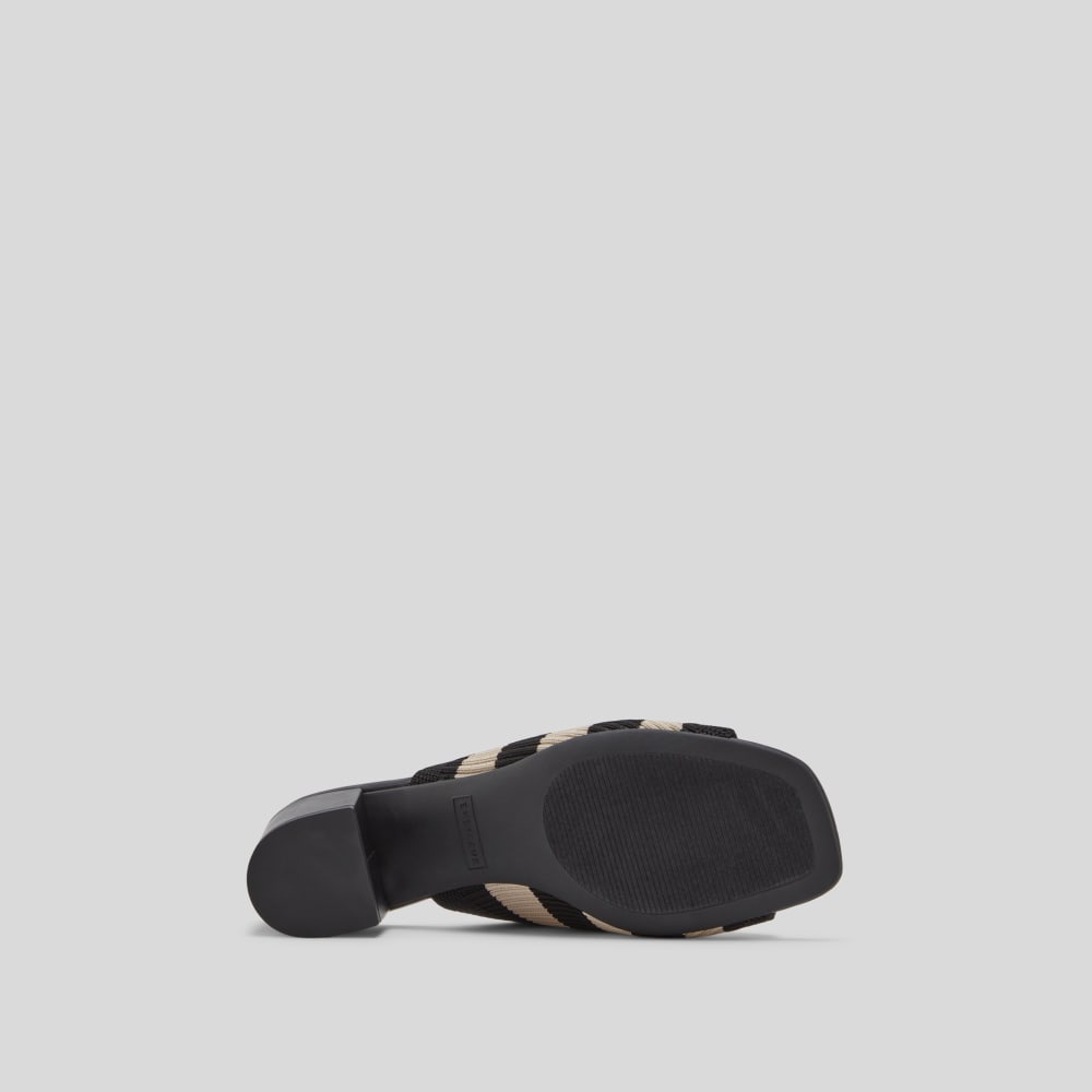 womens-reknit-block-heel-sandal-black-parchment-stripe