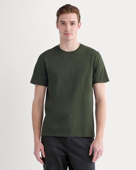 mens-essential-organic-crew-uniform-dark-green | primary