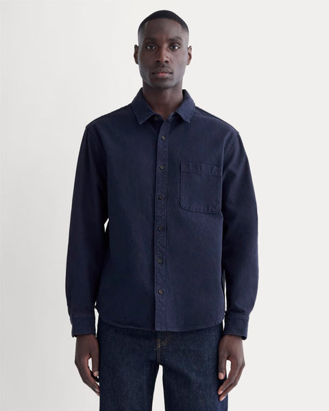 The Canvas Organic Cotton Overshirt | Navy – Everlane