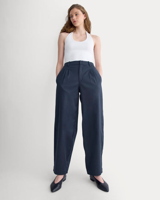 womens-tailored-drape-balloon-pant-navy | primary