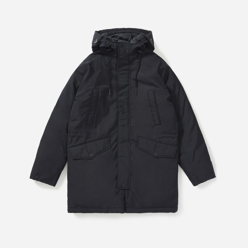 The ReNew Long Parka | Black – Everlane
