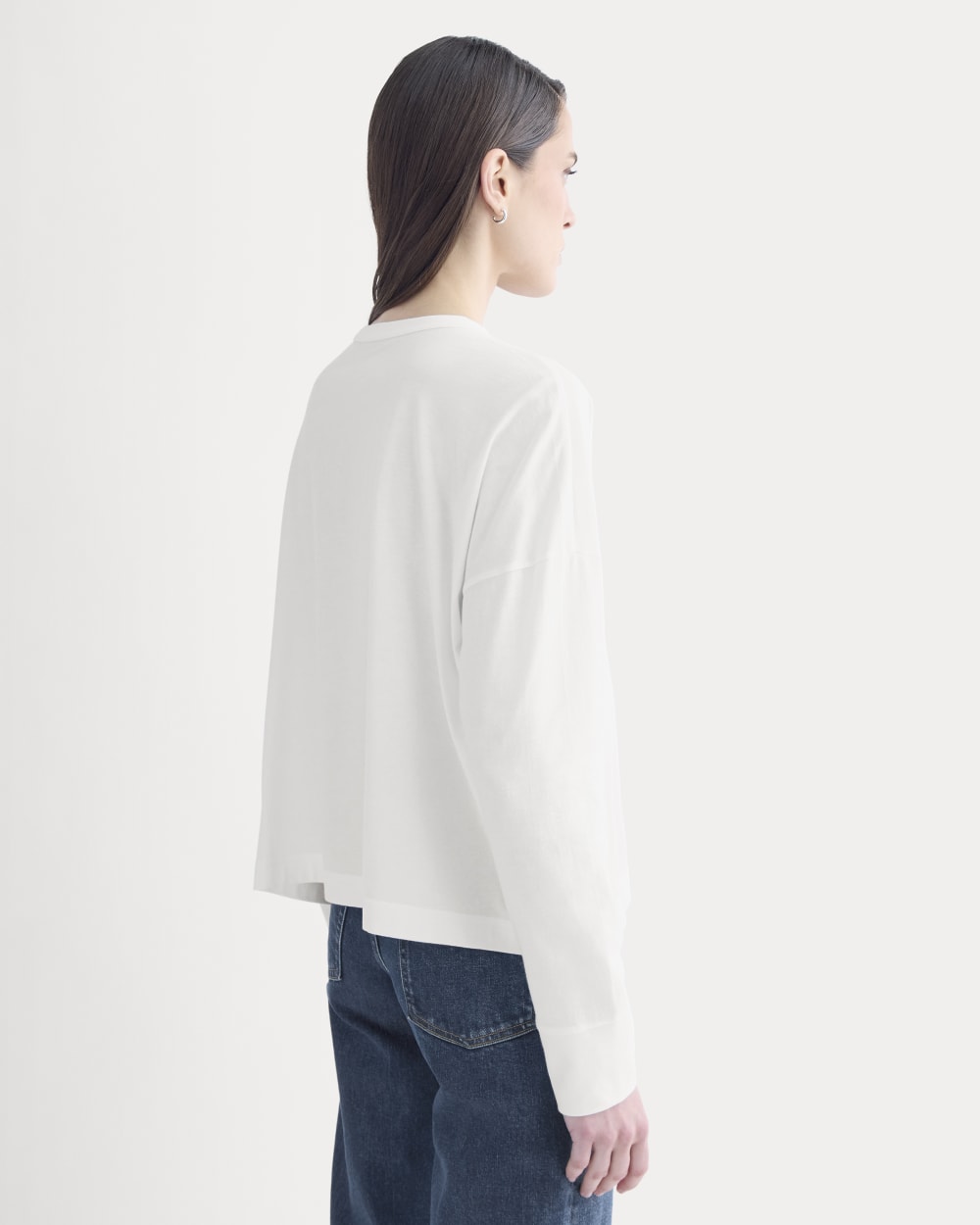 Oversized Boxy Crew in Essential Cotton | White – Everlane