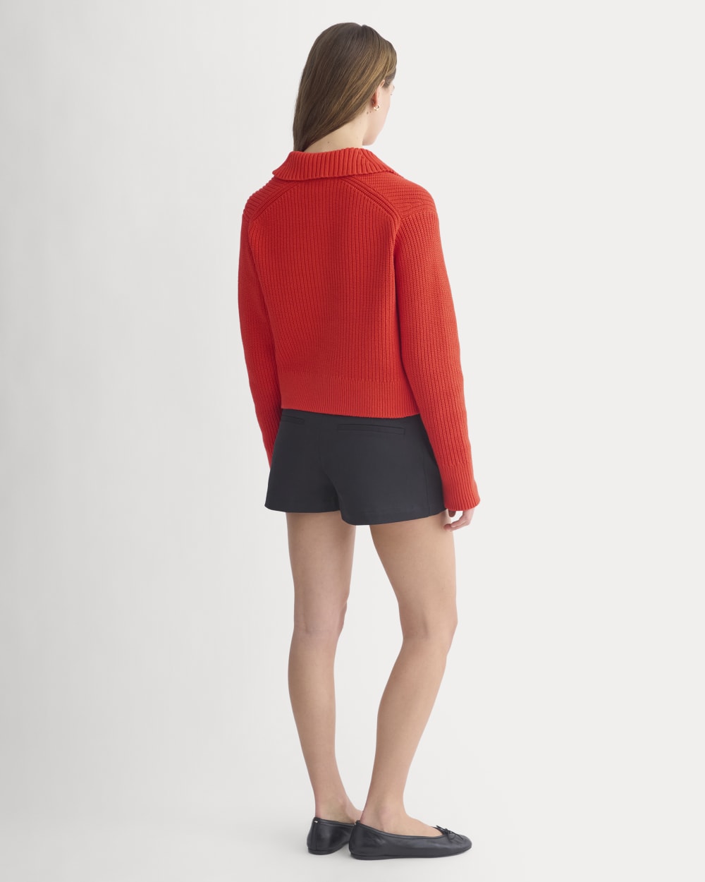 womens-shrunken-cardigan-everyday-cotton-fiery-red