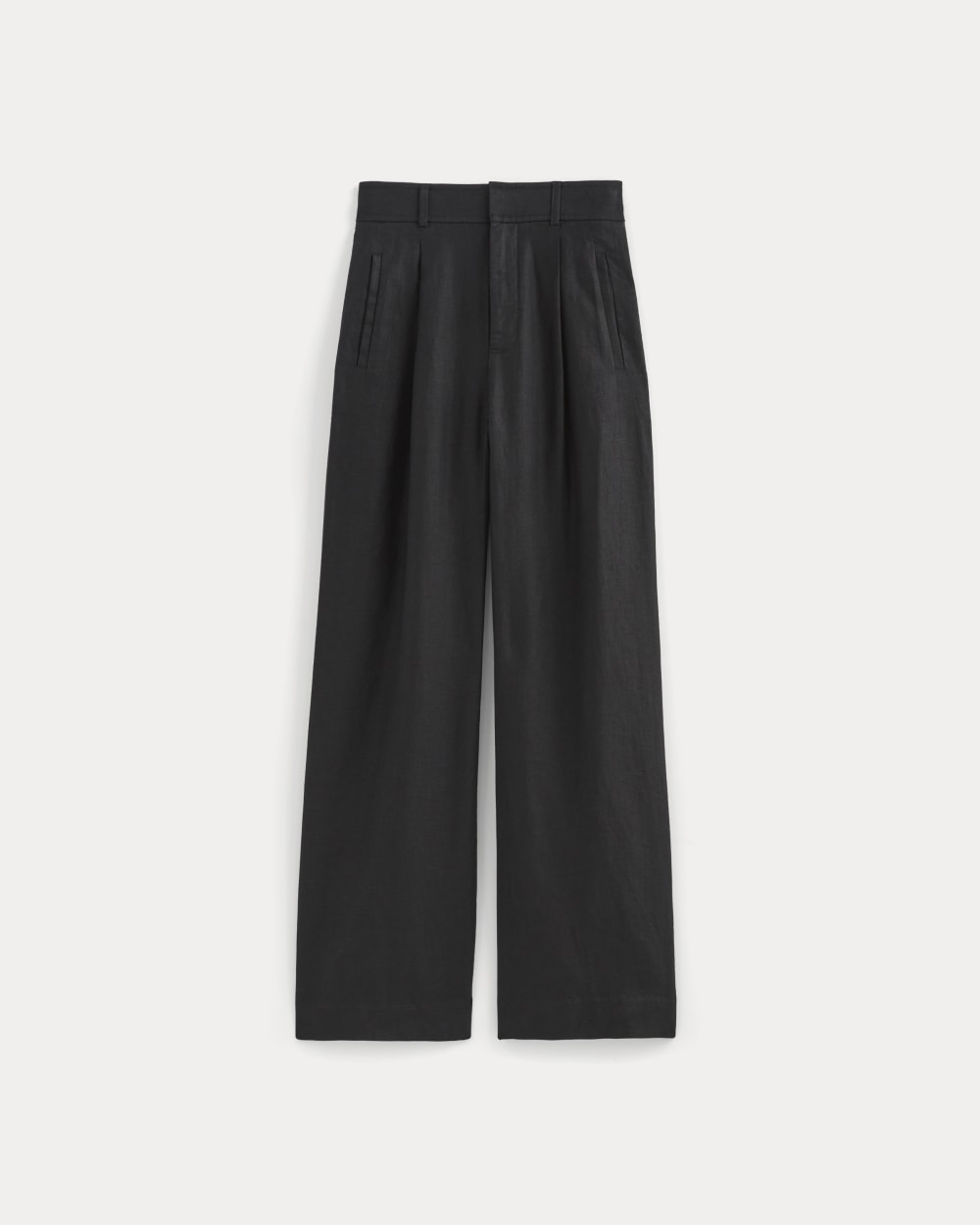 womens-linen-way-high-drape-pant-black | alt