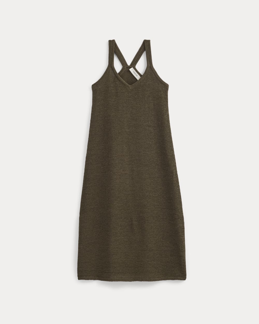 womens-sweater-racerback-midi-dress-beech | alt