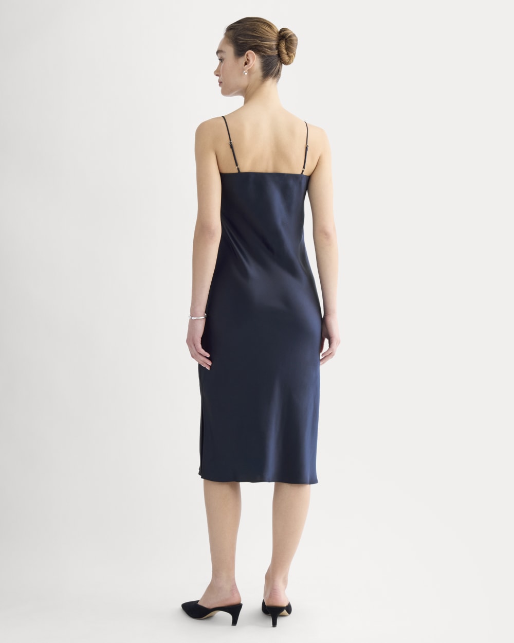 Slip Dress in Silk Charmeuse | Navy – Everlane