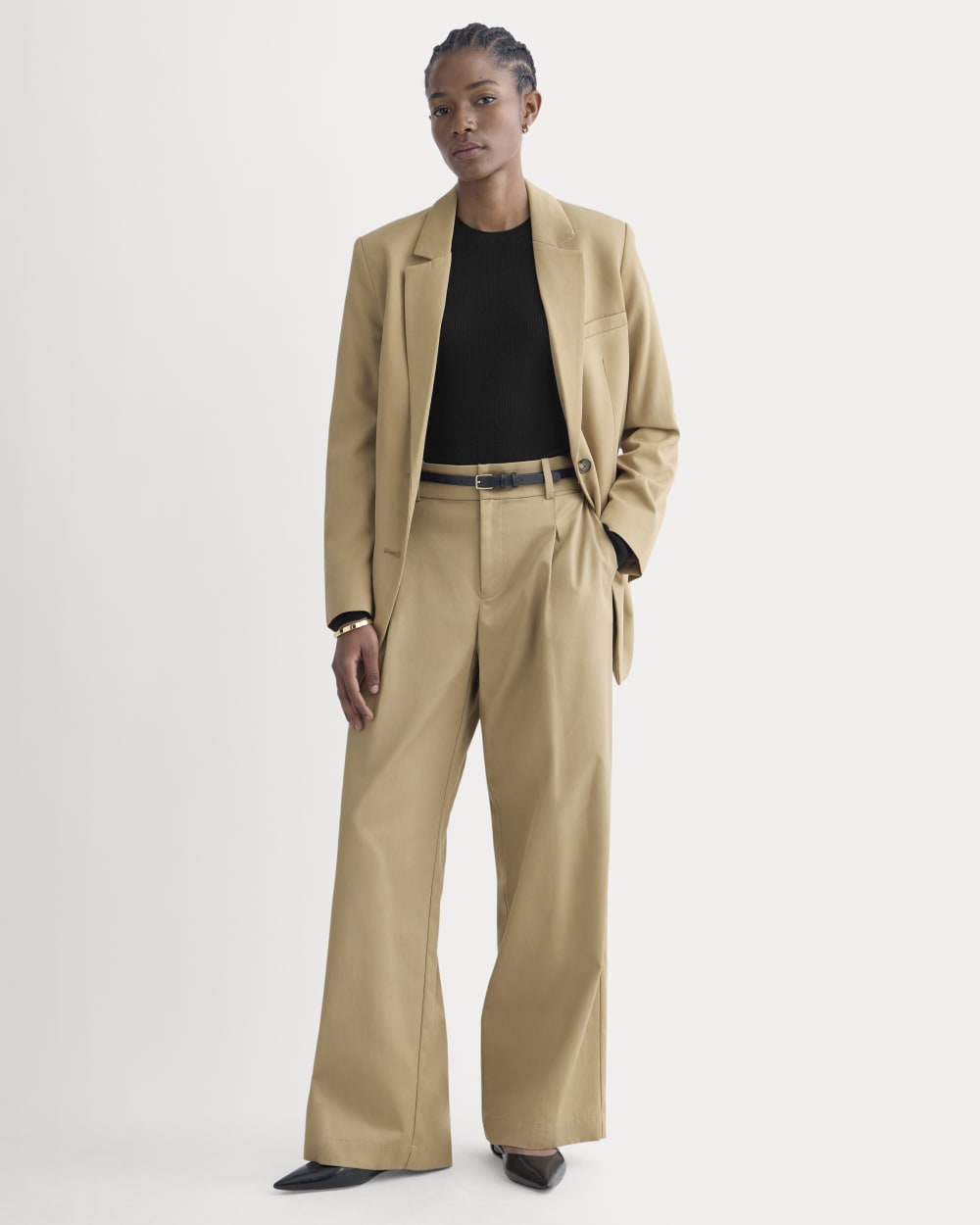 Wide-Leg Trouser in Buttersmooth