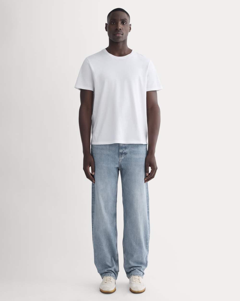 The Essential Organic Crew White – Everlane