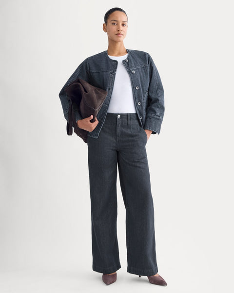 The Mid-Rise Trouser Jean | Tungsten Rinse – Everlane