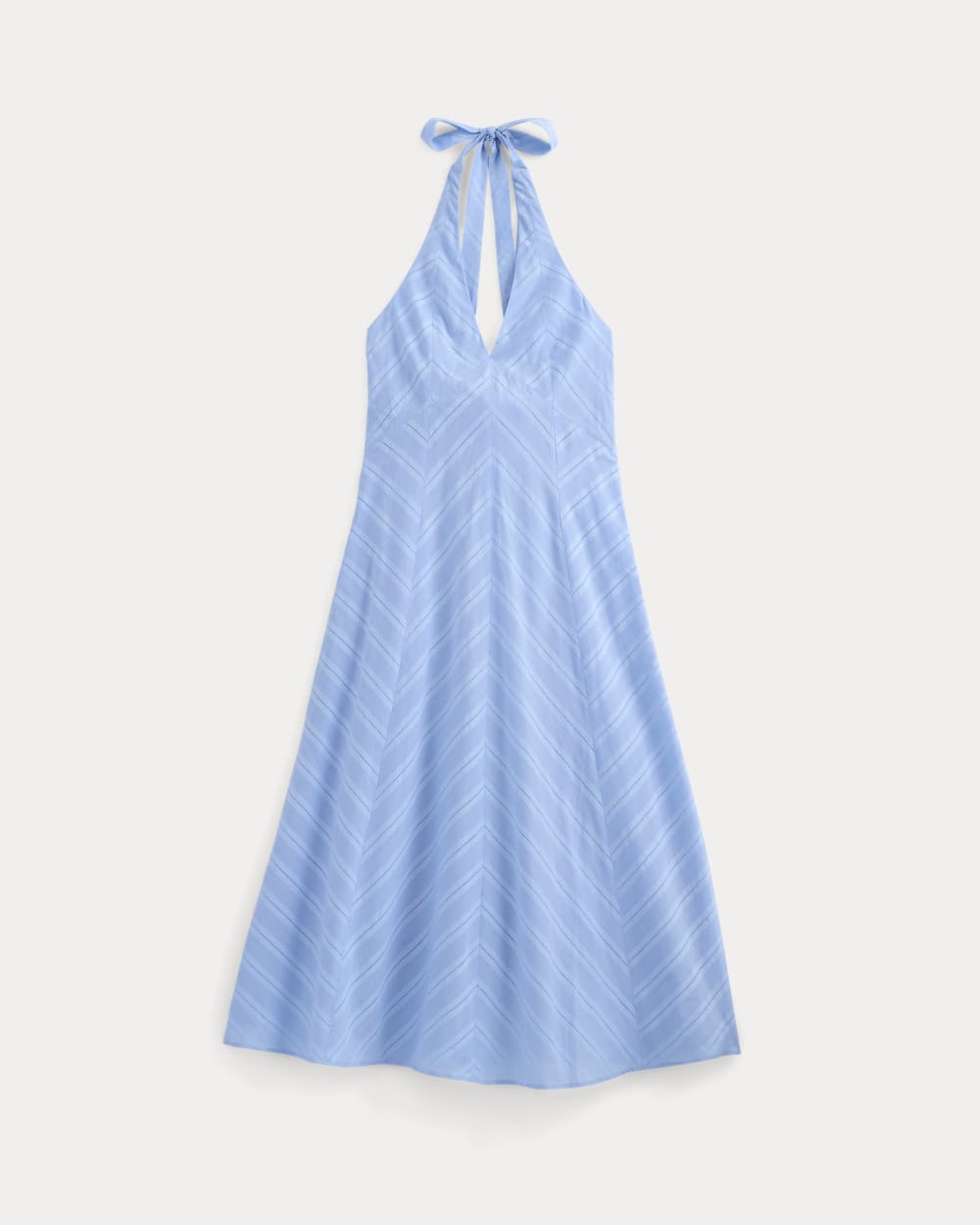 womens-textured-halter-midi-dress-open-air-blue | alt