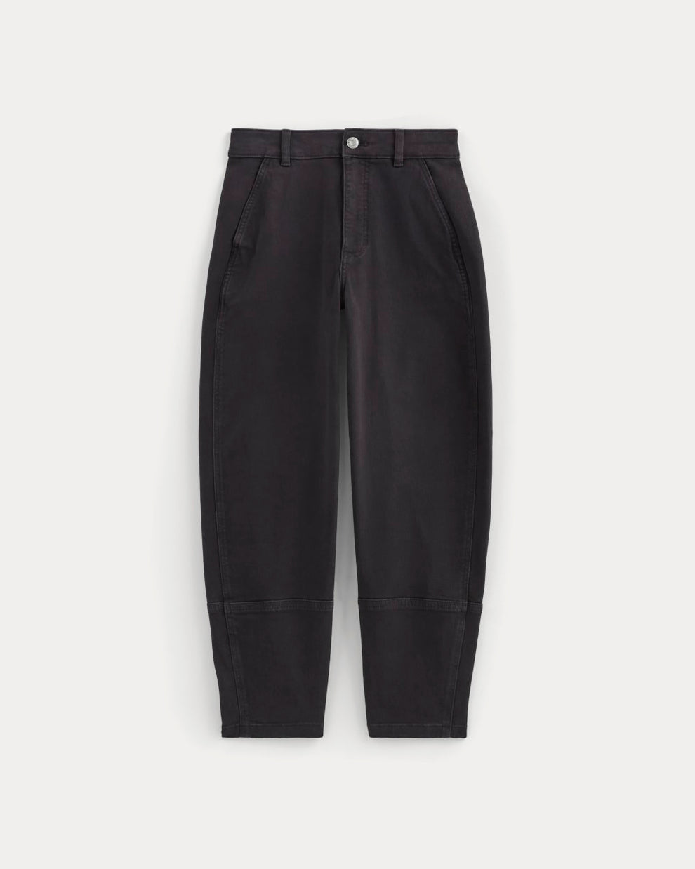 The Utility Barrel Pant in Black