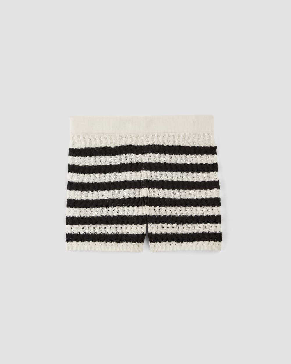 The Crochet Knit Short | Bone / Black – Everlane