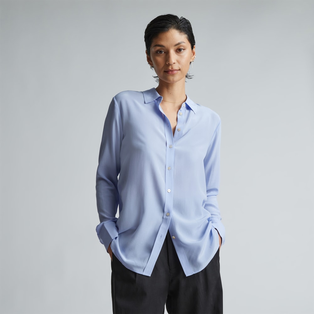 womens-clean-silk-relaxed-shirt-periwinkle | primary